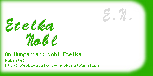 etelka nobl business card